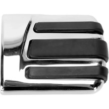 Pilot™ Brake Pedal — Black and Chrome, Fixed