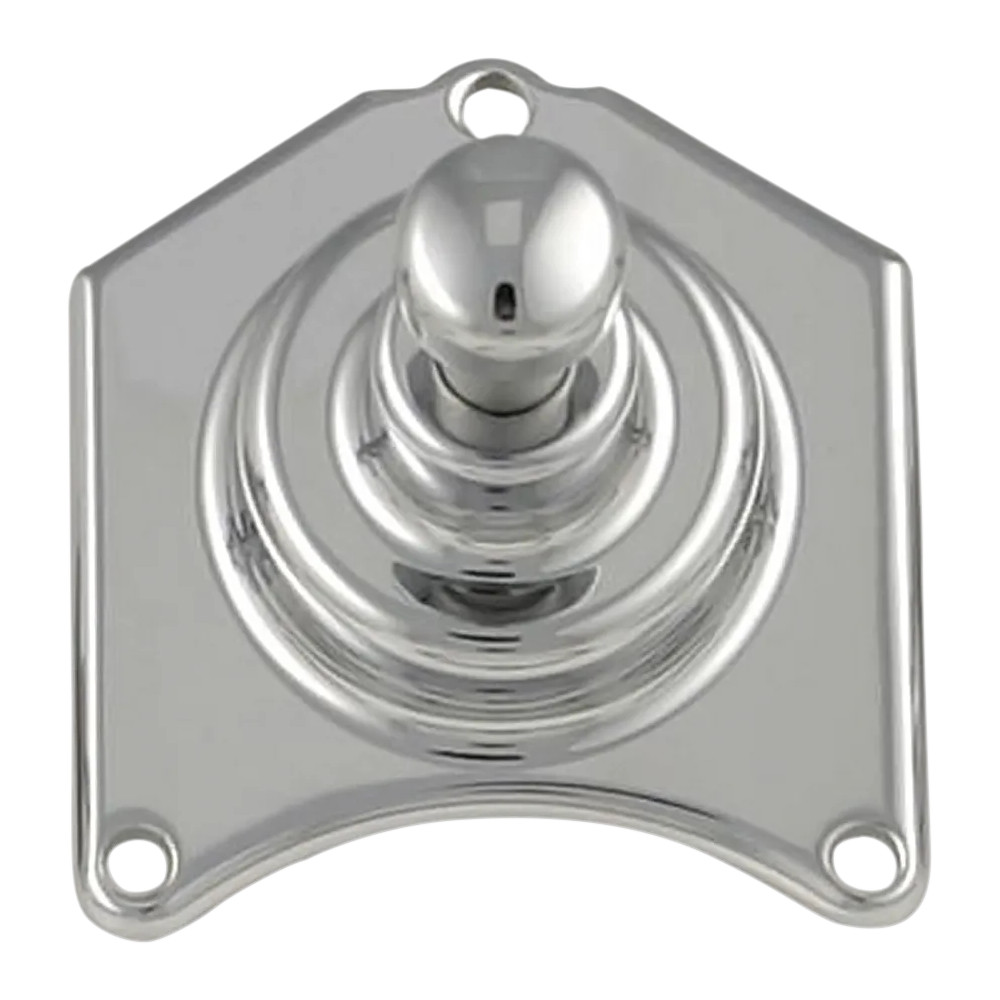 Solenoid End Cover with Starter Button — Solenoid, Starter, Kit, Chrome