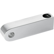 Extended Headlight Block — 57.2 mm (2-1/4"), Chrome