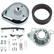 Teardrop Air Cleaner Kit — Super E and G, Chrome