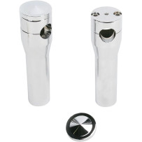 Elevadores Elite personalizados de aluminio mecanizado — 25,4 mm (1") de sujeción, 15 cm (6") de elevación, FXSTS triple trees, 