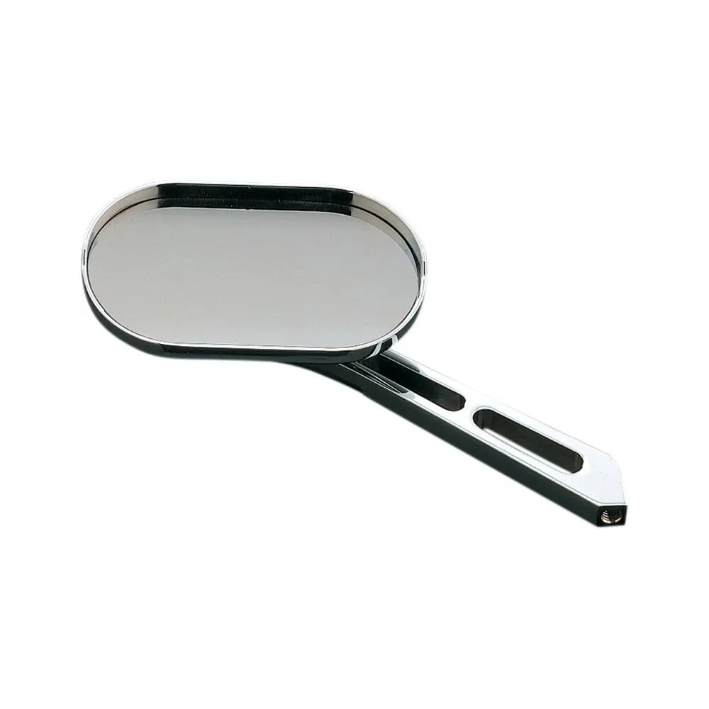 Espejo Magnum — 5-5/8" x 3-1/4" cabeza, 7" vástago, cromado