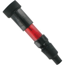 Flashing Spark Plug Cap — 10 mm, 12 mm, 14 mm, threaded stud, red