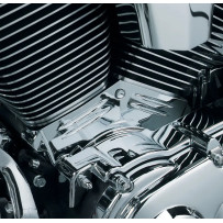 Cylinder Base Timing Hole Cover — Chrome