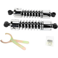 412 Series Shocks — 318 mm (12.50 in), Chrome