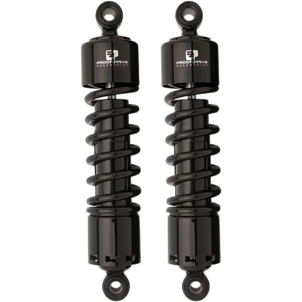 412 Series Shocks — 279.40 mm (11.00 in) extended length, Rear, Heavy Duty, Black