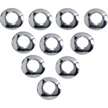 Cup Washers — 0.625 in inside diameter, Chrome, 10 pack