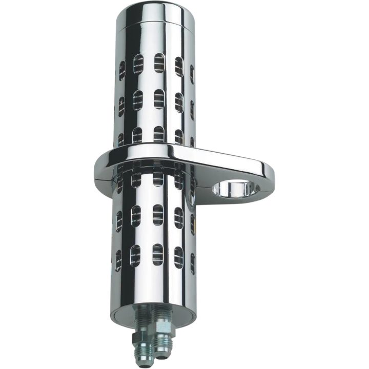 Oil Cooler Kit — 305 mm (12"), 57.2 mm (2-1/4"), Chrome