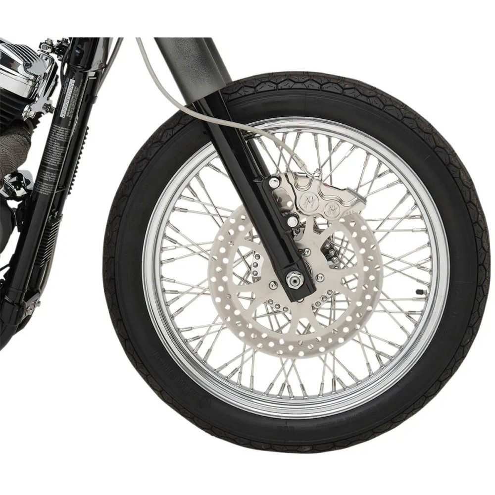 Four-Piston Differential-Bore Caliper — 292 mm (11-1/2"), 4 piston, front left, chrome