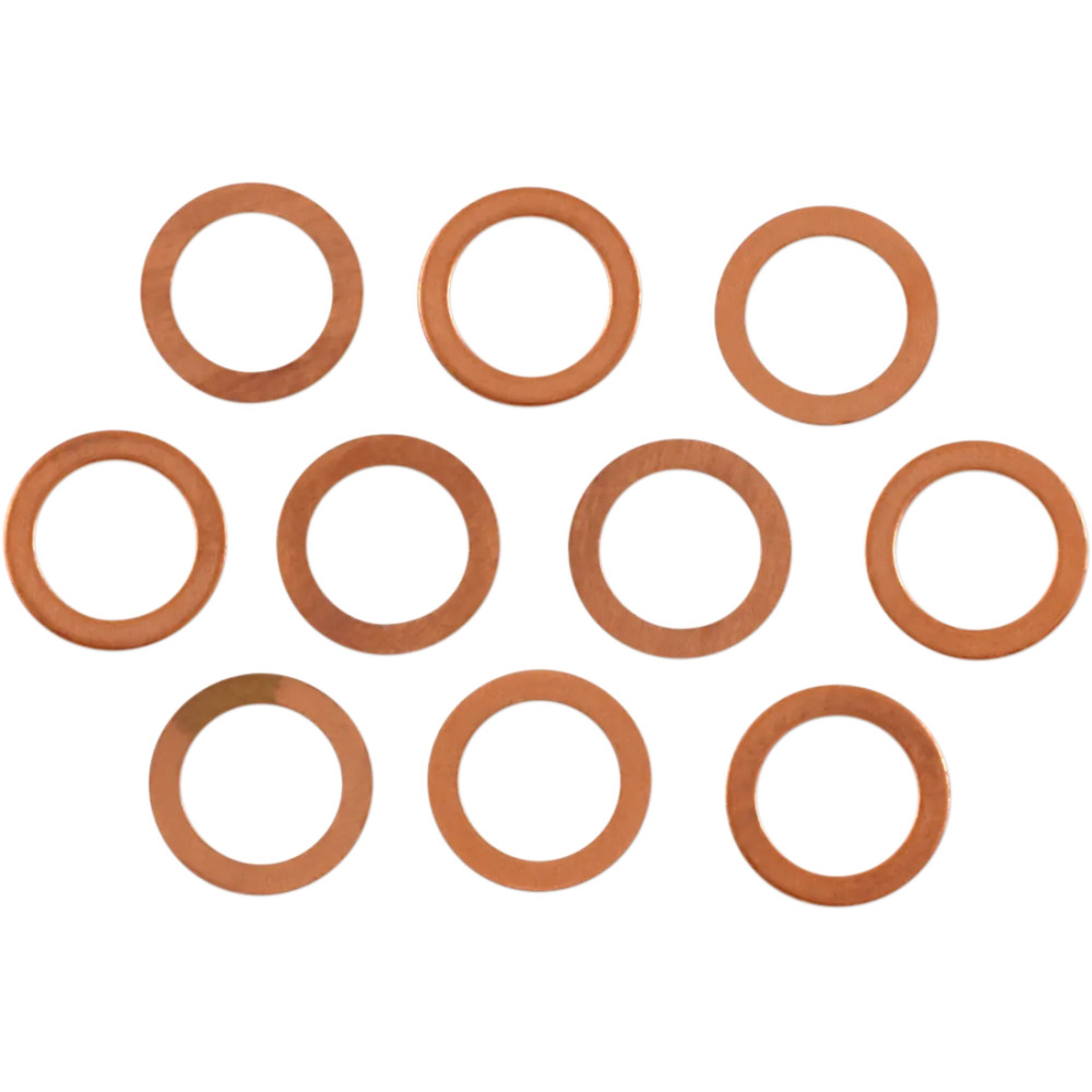 Copper Crush Washers for Wheel Cylinder Bolt — 10 pack, Rear