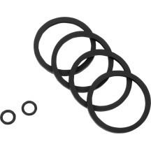 Brake Caliper Replacement Components — 4-piston, Chrome