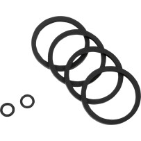 Brake Caliper Replacement Components — 4-piston, Chrome