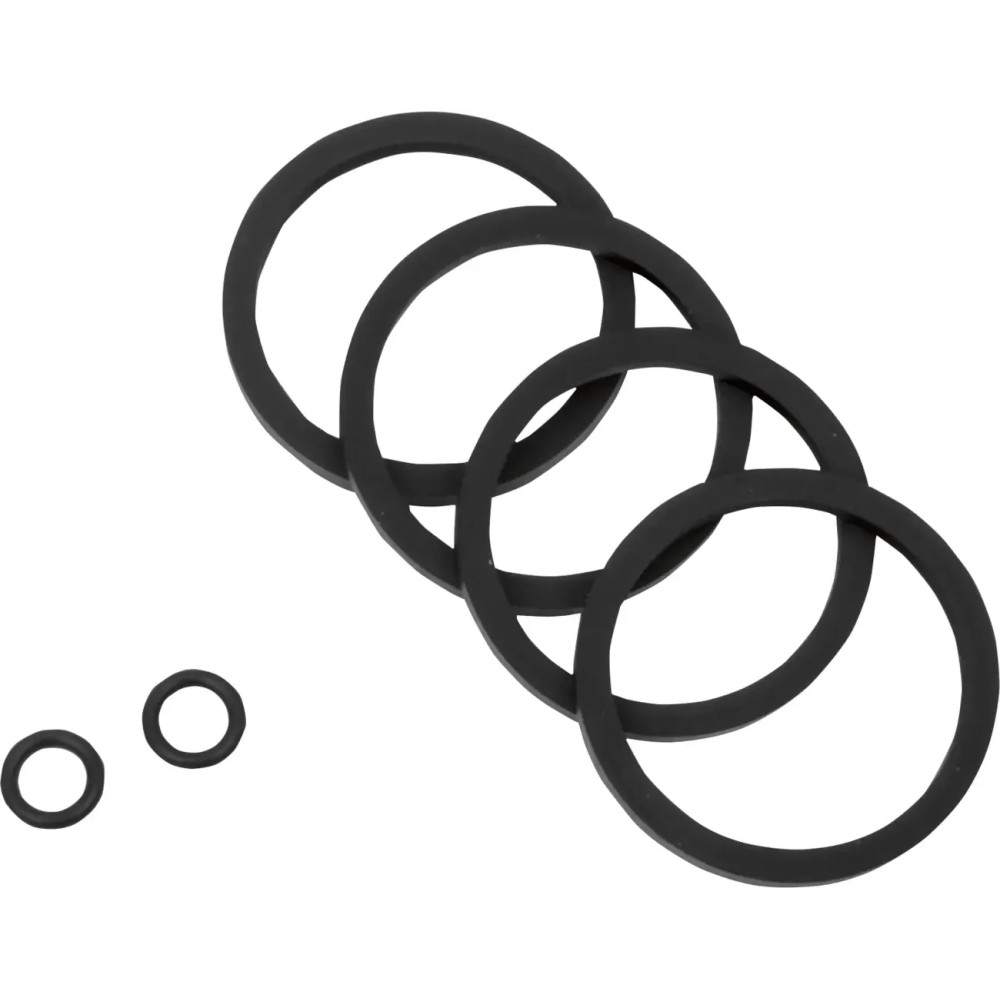 Brake Caliper Replacement Components — 4-piston, Chrome