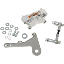 Shovelhead Classic Caliper Kit — 254 mm (10"), 4-piston, Polished