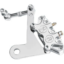 Shovelhead Classic Caliper Kit — 254 mm (10"), 4-piston, Chrome