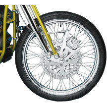 Caliper Kit — 292 mm rotor, Front, Chrome