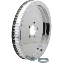 1-1/2" Rear Belt Pulley — 38.1 mm (1-1/2"), 70 teeth, Polished