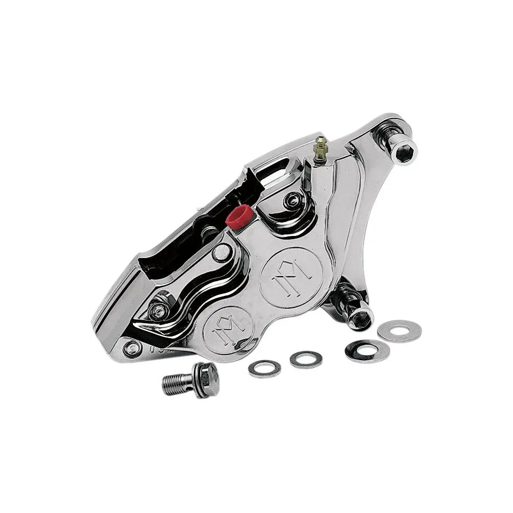 Four-Piston Differential-Bore Caliper — 4 piston, 292 mm (11.5"), front left, polished