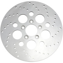 Polished Stainless Steel Rotor — 292 mm (11.5"), Silver