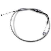 Cable trenzado Sterling Chromite II® para Harley-Davidson — 26-1/2" de funda, 5" de recorrido, Acelerador, Cromo