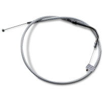 Sterling Chromite II® Braided Cable for Harley-Davidson — 26-1/2" housing, 5" travel, Throttle, Chrome