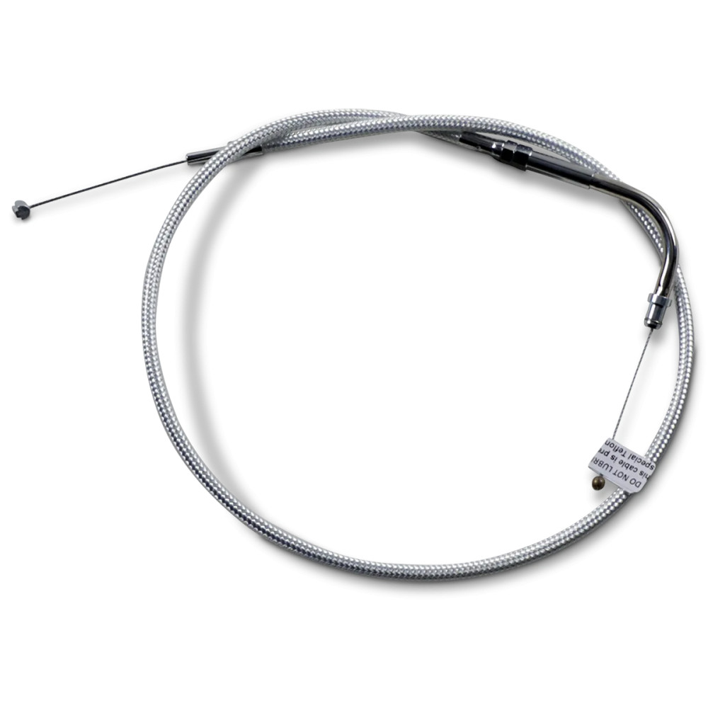 Cable trenzado Sterling Chromite II® para Harley-Davidson — 26-1/2" de funda, 5" de recorrido, Acelerador, Cromo