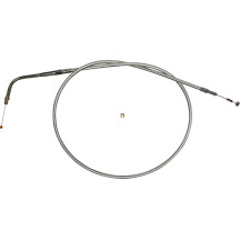 Sterling Chromite II® Braided Cable for Harley-Davidson — 33-3/4" housing, 45° elbow, 5-1/4" travel