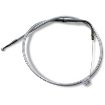 Sterling Chromite II® Braided Cable for Harley-Davidson — 67.5 cm (26-1/2"), 90°, 12.1 cm (4-3/4")