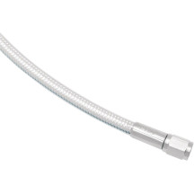 Braided Universal Brake Line — 86.5 cm (34"), chrome