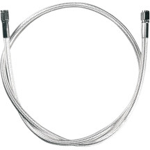 Braided Universal Brake Line — 40 in (101.5 cm), Chrome