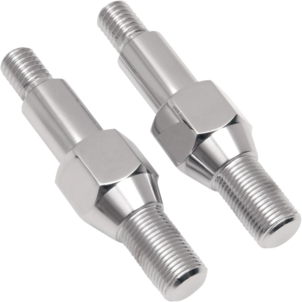 Handlebar Riser Studs for Springers — Chrome, Pair