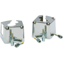 Tappet Block Covers — pair, chrome