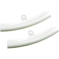 Rim Savers — White nylon, tire and wheel, pair