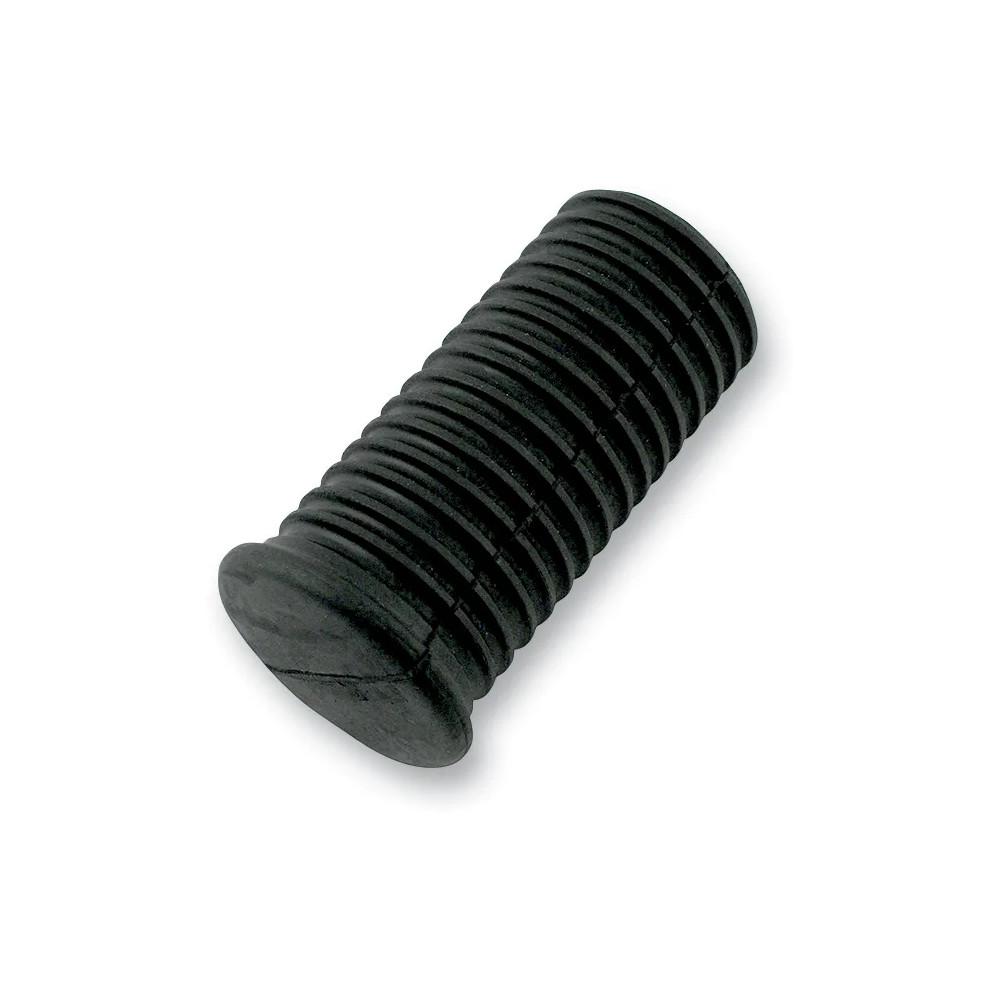 Rubber Replacement Driver Foot Pegs and Shifter Peg — straight mount, black