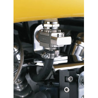 The Guzzler® Fuel Valve — 22 mm outlet, 7.9 mm (5/16") hose barb, anodized aluminum