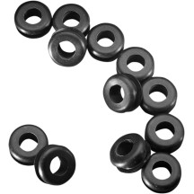 Fuel Tank Mounting Grommets — 12 Pack, Black