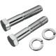 Pernos personalizados de montaje para manillar y elevadores — rosca 1/2-13, 2-1/2" de longitud, cromado
