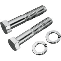Custom Handlebar and Riser Mounting Bolts — 1/2-20, 3 in, Chrome