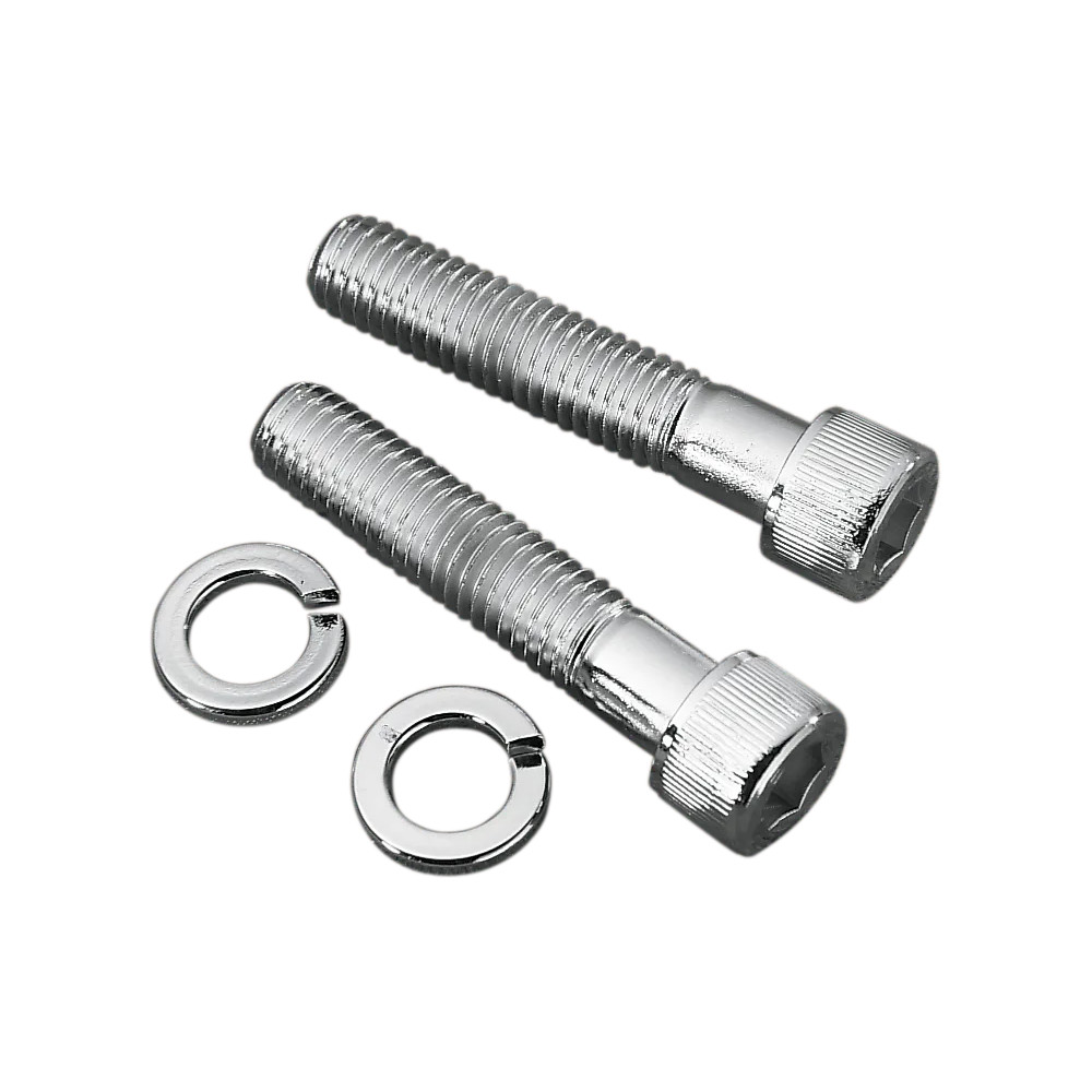 Custom Handlebar and Riser Mounting Bolts — 1/2-20, 2-1/2 in, Chrome