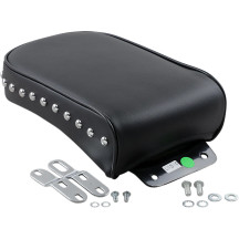 Thin Line Pillion Pad — 18.5 cm rear seat width, Black