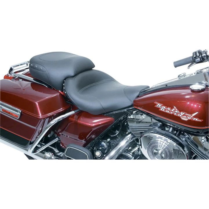 Studded Wide Touring Seat — 48.5 cm (19") length, 40.5 cm (16") width, Black