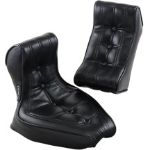 Signature II 2-Piece 2-Up Seat — 25-1/4" overall, 12-1/4" rear, Black