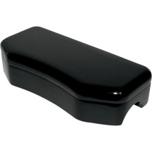 Buffalo Handlebar Clamp — 1" clamping, 3-1/2" on-center risers, Black gloss