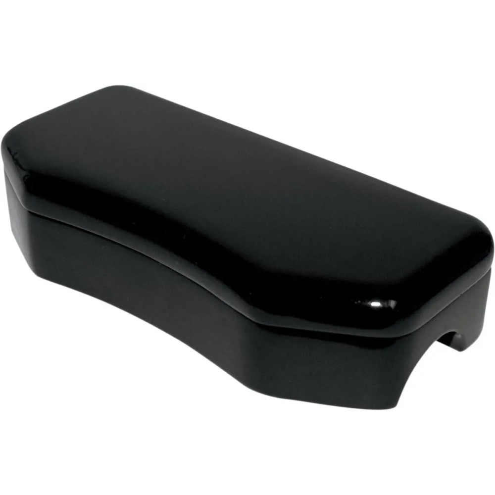 Buffalo Handlebar Clamp — 1" clamping, 3-1/2" on-center risers, Black gloss