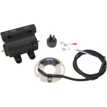 Ignition and Coil Kit — Electronic ignition, Black