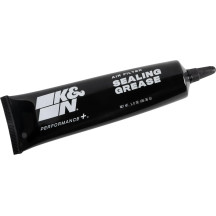 Filtro de aire de repuesto High-Flow — 64 mm de alto, 117 mm de diámetro interior, Rojo