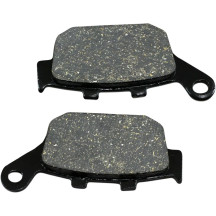Organic Harley/Buell Brake Pads — 86 mm length, 10.5 mm thickness, Aramid fiber