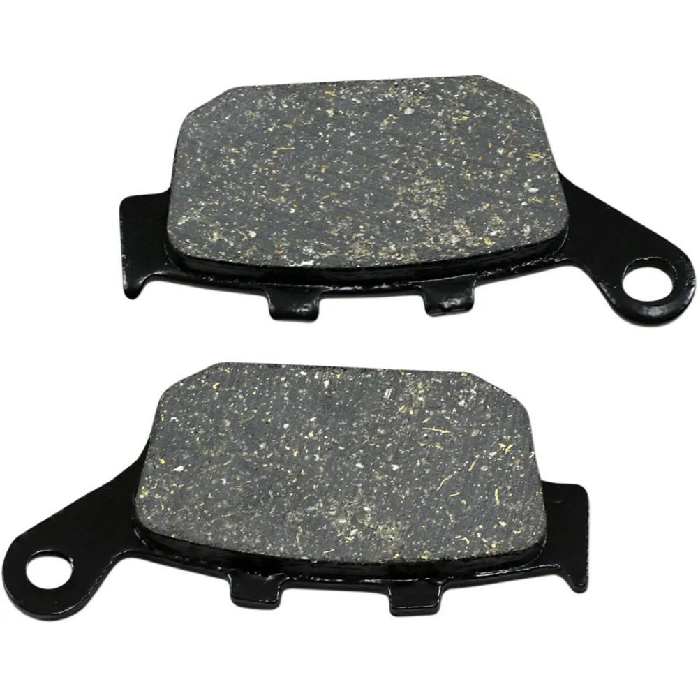 Organic Harley/Buell Brake Pads — 86 mm length, 10.5 mm thickness, Aramid fiber