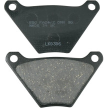 Organic Harley/Buell Brake Pads — 113.8 mm, 7 mm, FA Series