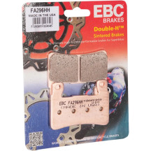 Sintered Metal Harley/Buell Brake Pad — 74.75 mm length, 7.6 mm thickness, 55 mm width
